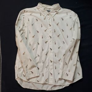 Bonobos giraffe button down
